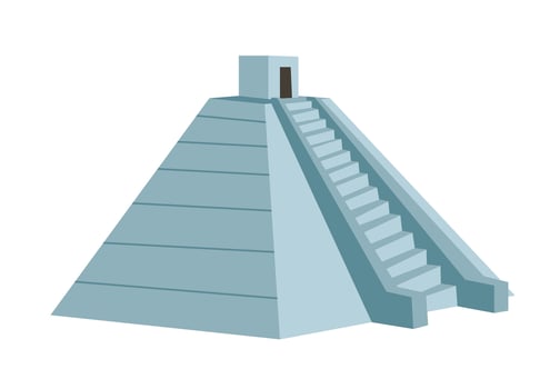 Ancient achitecture of Machu Pikchu city vector