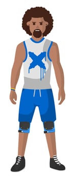 Skater young teenager, man male character vector