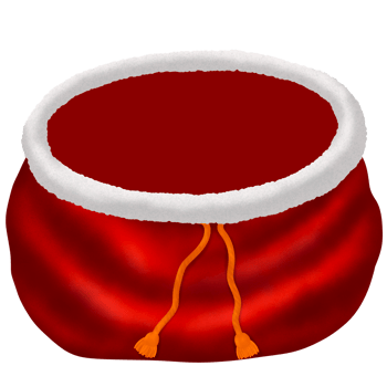 'Santa Claus Christmas Gift Bag' is a bag that is typically red and decorated with Christmas symbols like Santa Claus or Christmas trees. Gifts are placed png