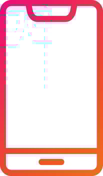 Smartphone Vector Icon Design Illustration