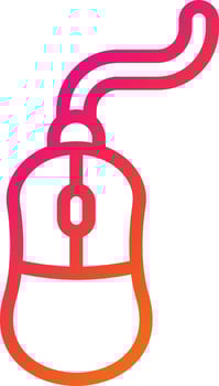 Mouse Vector Icon Design Illustration