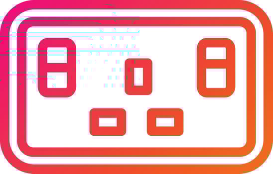 Socket Vector Icon Design Illustration