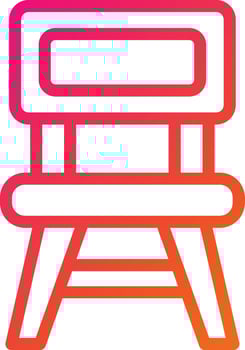 Chair Vector Icon Design Illustration