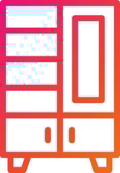 Showcase Vector Icon Design Illustration