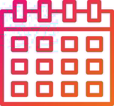 Calendar Vector Icon Design Illustration