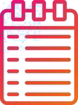 Notebook Vector Icon Design Illustration