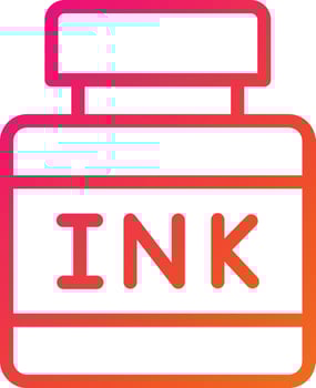 Ink Vector Icon Design Illustration
