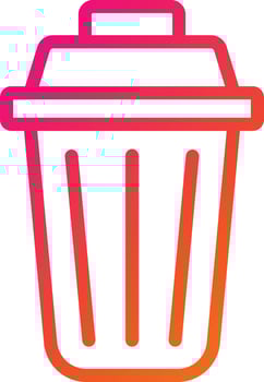 Trash Vector Icon Design Illustration