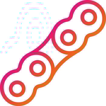 Chain Vector Icon Design Illustration