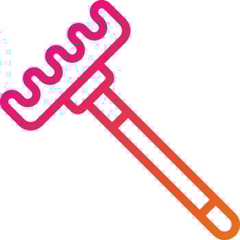 Rake Vector Icon Design Illustration