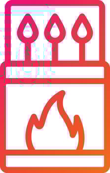 Matches Vector Icon Design Illustration