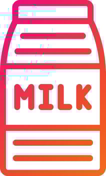 Milk Vector Icon Design Illustration