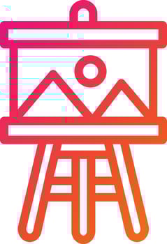 Painting Vector Icon Design Illustration