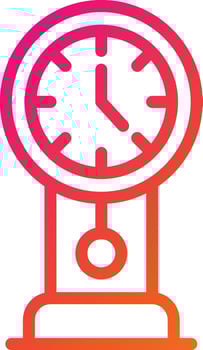 Clock Vector Icon Design Illustration