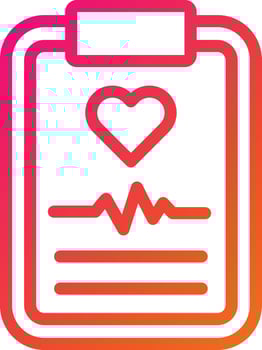 Health Check Vector Icon Design Illustration
