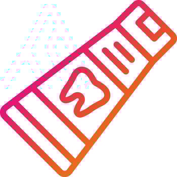 Toothpaste Vector Icon Design Illustration