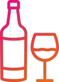 Whiskey Vector Icon Design Illustration