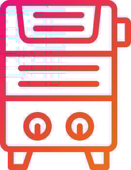 Water Heater Vector Icon Design Illustration