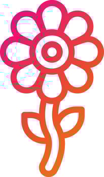 Flower Vector Icon Design Illustration