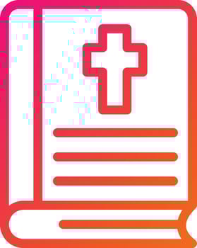 Bible Vector Icon Design Illustration