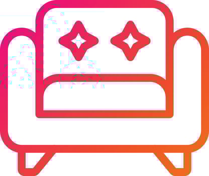 Armchair Vector Icon Design Illustration