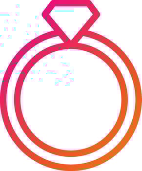 Ring Vector Icon Design Illustration