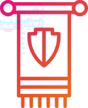 Blazon Vector Icon Design Illustration