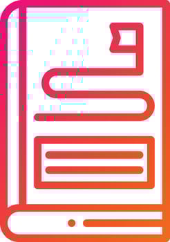 Guid Line Vector Icon Design Illustration