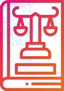 Company Law Vector Icon Design Illustration