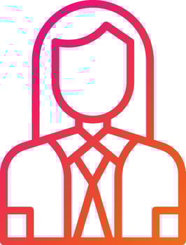 Company Secertary Vector Icon Design Illustration