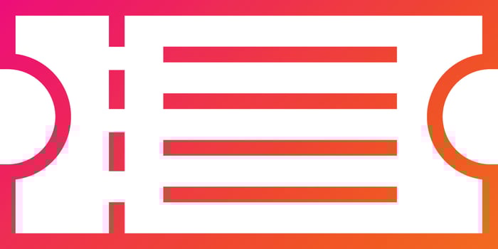 Plane ticket Vector Icon Design Illustration