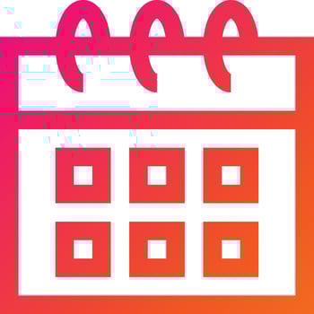 Calendar Schedule Vector Icon Design Illustration