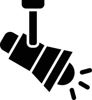 Spot Light Vector Icon Design Illustration
