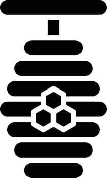 Honey Bee Vector Icon Design Illustration