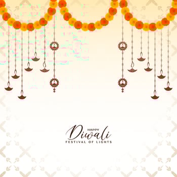 Happy Diwali Indian festival classic traditional background vector