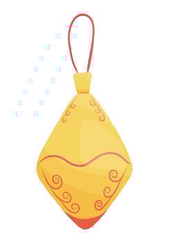 Toy for Christmas pine tree vector