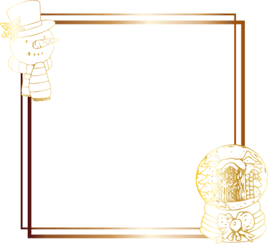 Christmas geometric frame. png