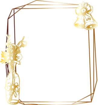 Christmas geometric frame. png