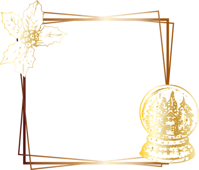 Christmas geometric frame. png