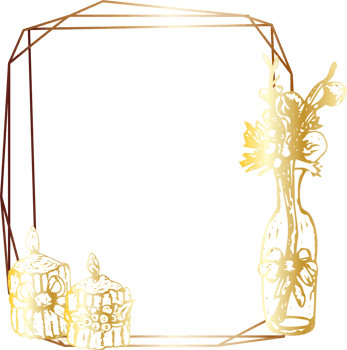 Christmas geometric frame. png