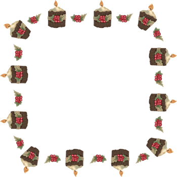 Christmas wreath frame. png
