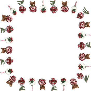 Christmas wreath frame. png