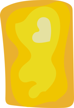 Square shape cartoon illustration, Transparent background. png