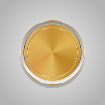 Luxury golden badges and labels. Retro vintage circle badge design vector