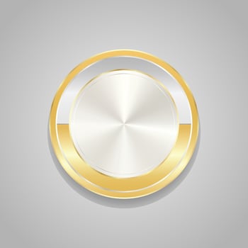 Luxury golden badges and labels. Retro vintage circle badge design vector