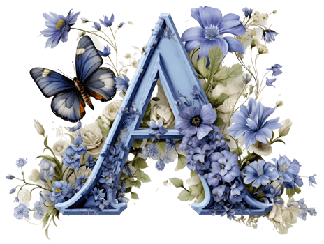 A alphabet. Generative AI. png