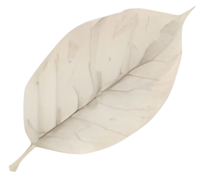 Leaf in Christmas. Generative AI png