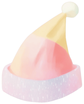Christmas hat. Generative AI. png