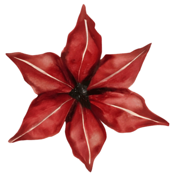 Red leaf in autumn. Generative AI png