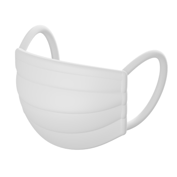 3d icon render of mask png